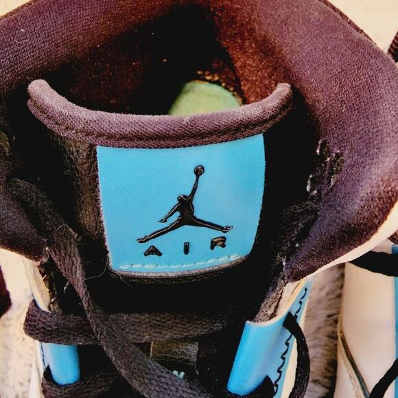 NIKE AIR JORDAN 1 FLIGHT 23 BLUE/BLACK ATHLETIC SHOES SIZE 11 - Picture 6 of 14